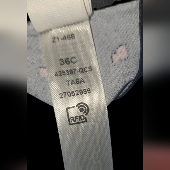 PINK Victoria's Secret Wear Everywear T-Shirt Bra, 36C Logo Print - Picture 8 of 8